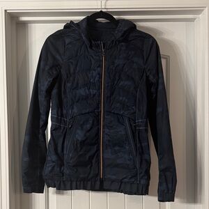 Lululemon Ruffle Down Camo Jacket